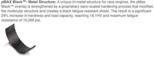 King VQHR VHR pMaxKote Rod Bearing Set