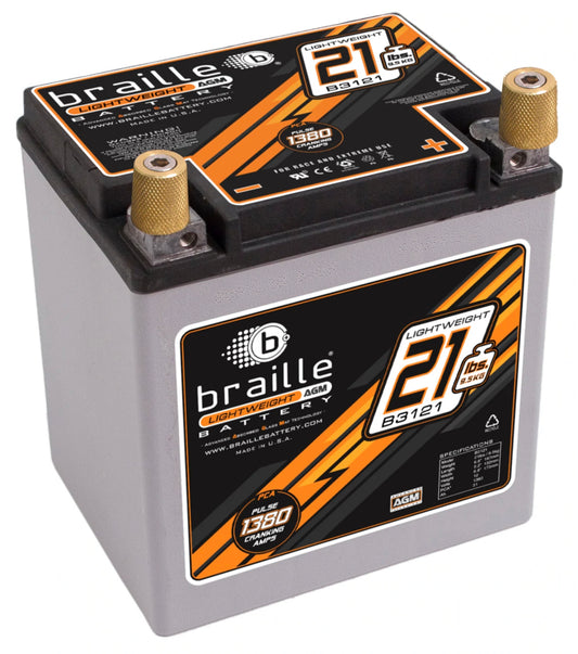 Braille Lightweight 21lb AMG Battery (B3121)