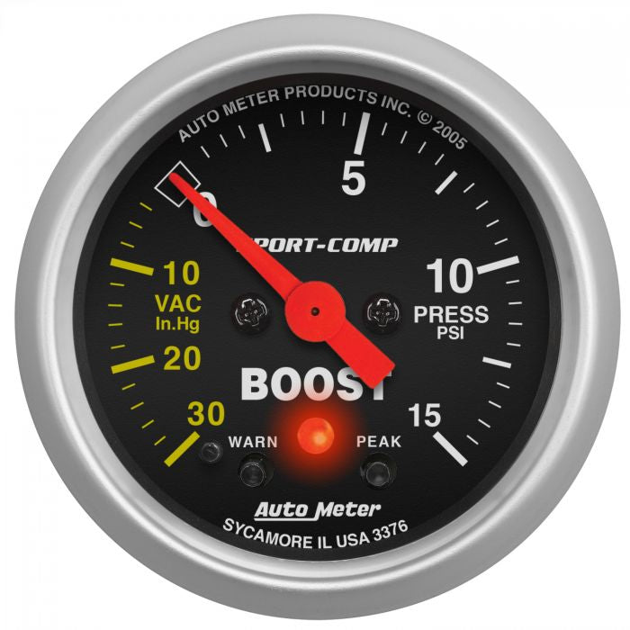 Autometer 2 1/16” Sport Comp Series Stepper Motor Gauge Collection