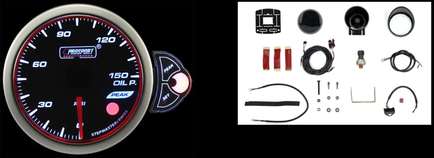 Prosport Performance Gauges 2 1/16” Halo Series