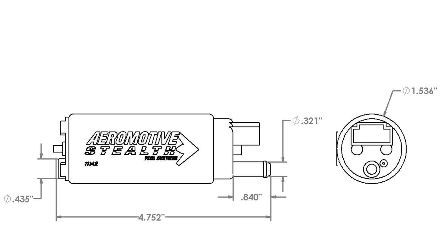 Aeromotive VQDE VQHR Stealth 340lph Fuel Pump