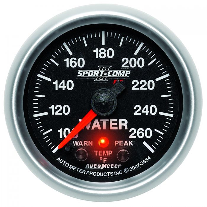Autometer 2 1/16” Sport Comp II Stepper Motor Gauge Collection