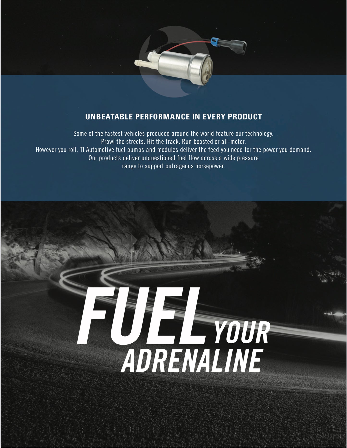 Walbro TI Automotive VQ 525LPH Hellcat Fuel Pump