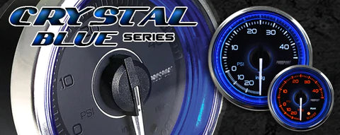 Prosport Performance Gauges 2 1/16” Crystal Blue Series