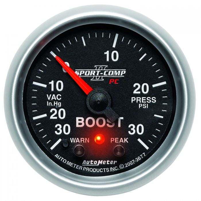Autometer 2 1/16” Sport Comp II Stepper Motor Gauge Collection