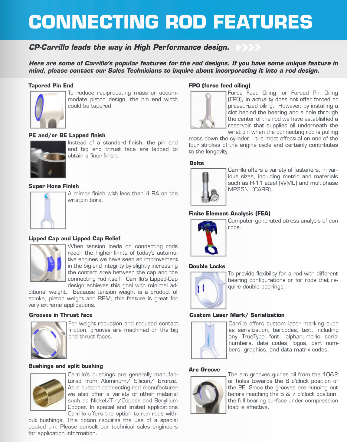Carrillo VQHR Super A-Beam Rods