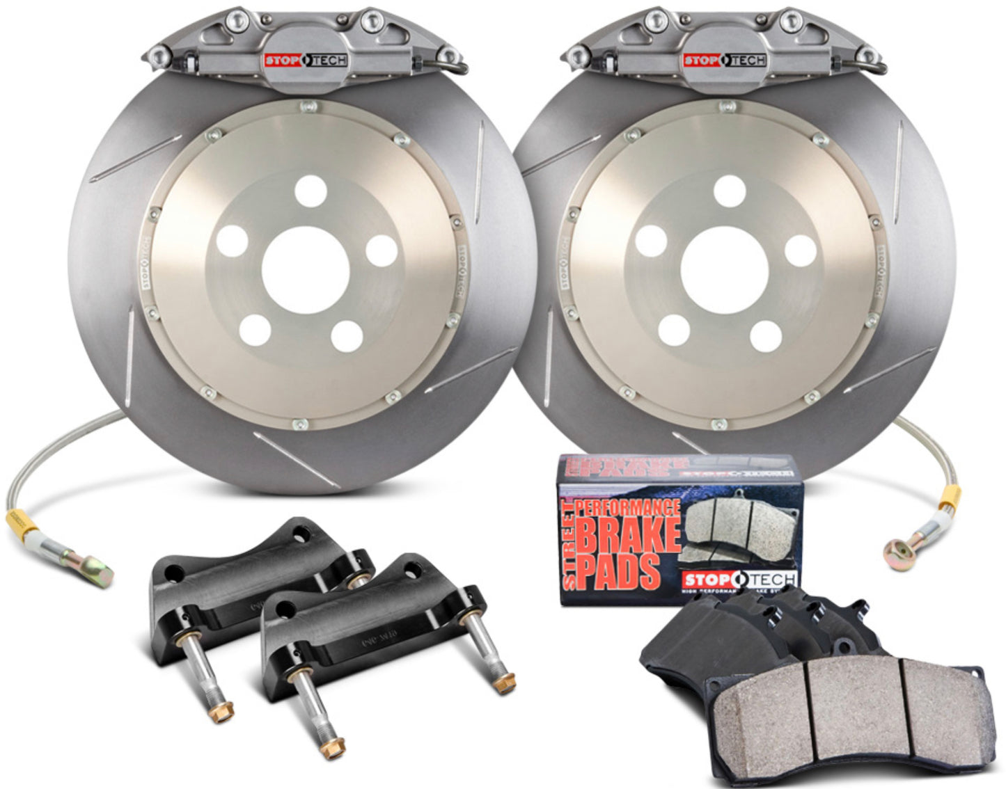 Stoptech VQDE Trophy Sport 2 Piston Big Brake Rear Kit (83.646.4700.R4)