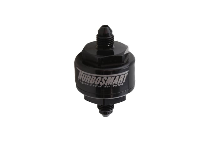 Turbosmart Billet Aluminum Inline Turbo Oil Filter (Choose Size)