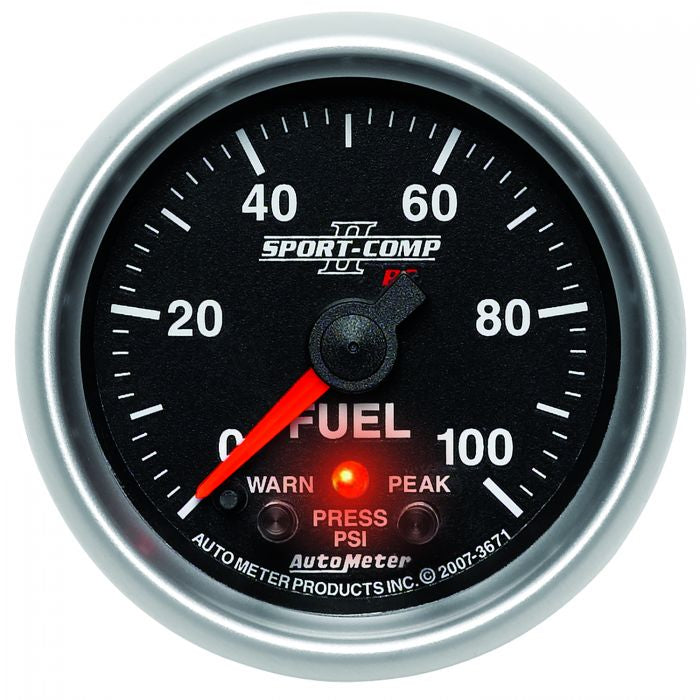 Autometer 2 1/16” Sport Comp II Stepper Motor Gauge Collection