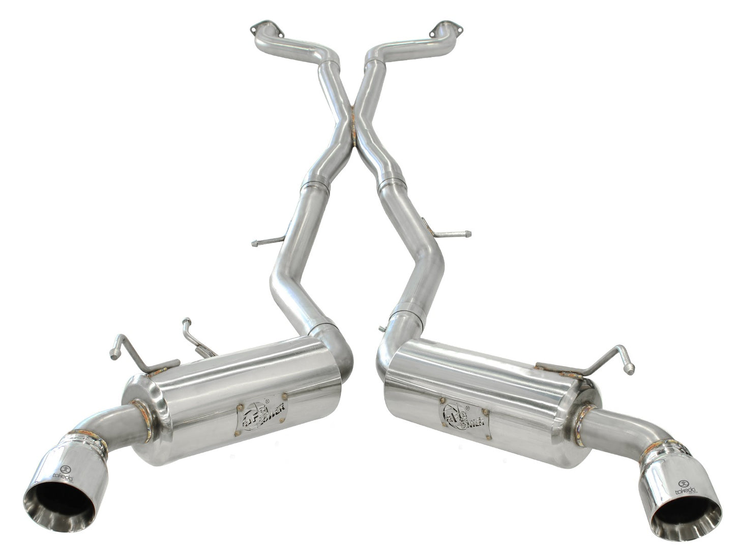 Takeda 2.5” VHR Stainless Steel Cat-Back Performance Exhaust System (48-36107)