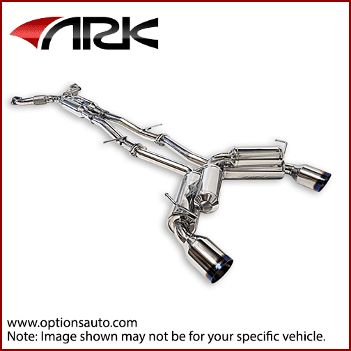 ARK Exhaust: Nissan 370Z 09-16 Polished and Techno Tips