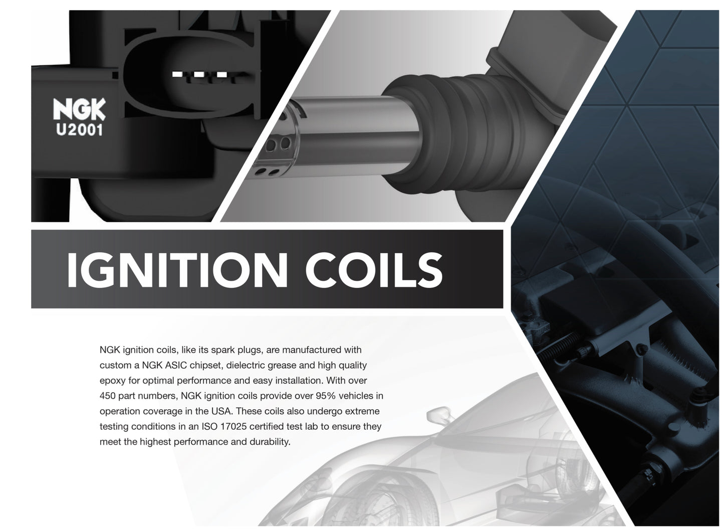 NGK VQDE Ignition Coil & Plug (U5123)