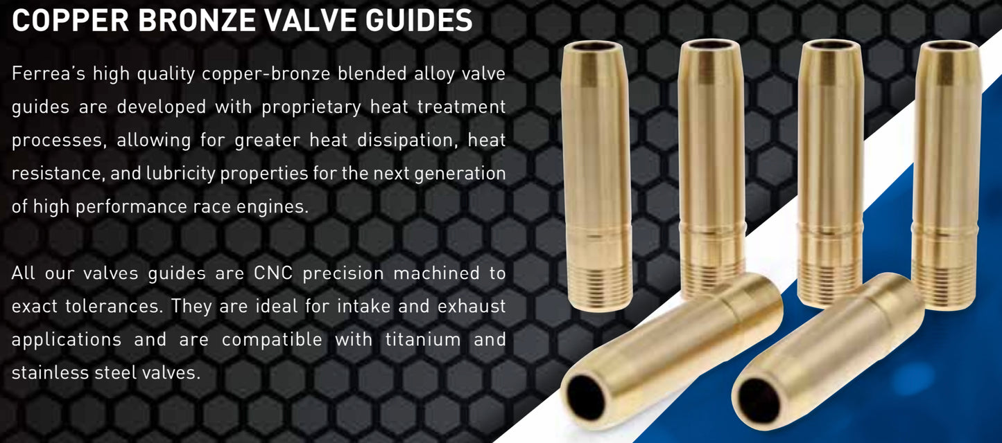 Ferrea VQDE & VQHR Intake or Exhaust Valve Guides
