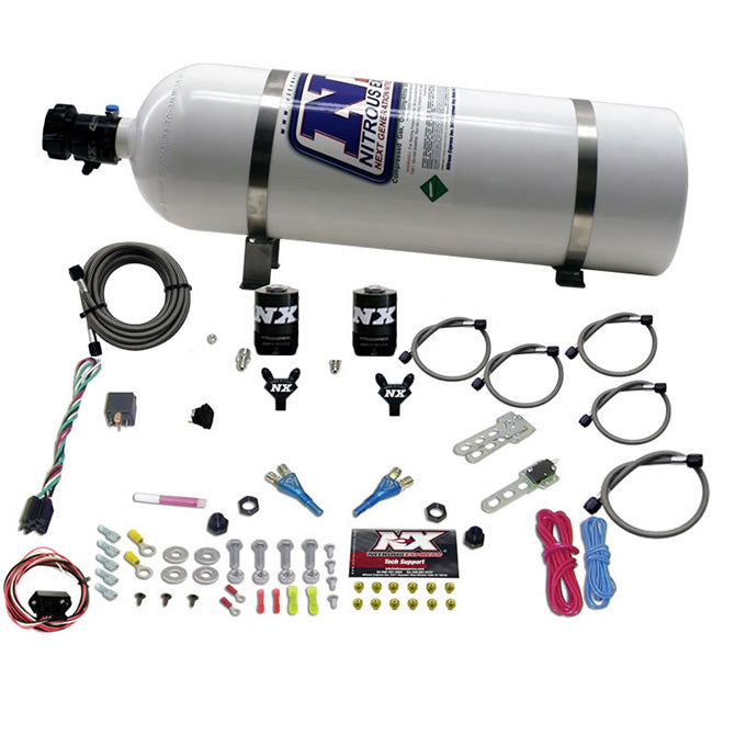 Nitrous Express Nissan / Infiniti Dual Nozzle Nitrous Kit - Select Tank Size (20422-00)