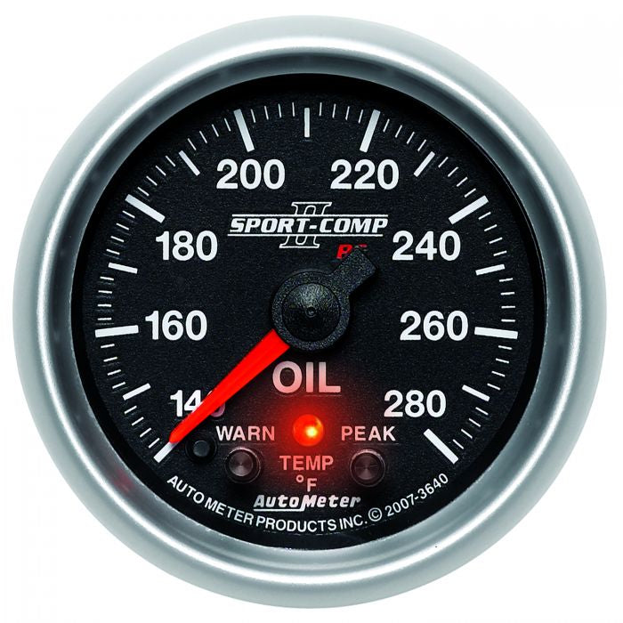 Autometer 2 1/16” Sport Comp II Stepper Motor Gauge Collection