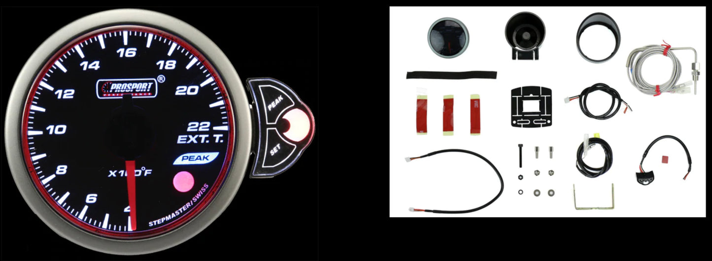 Prosport Performance Gauges 2 1/16” Halo Series