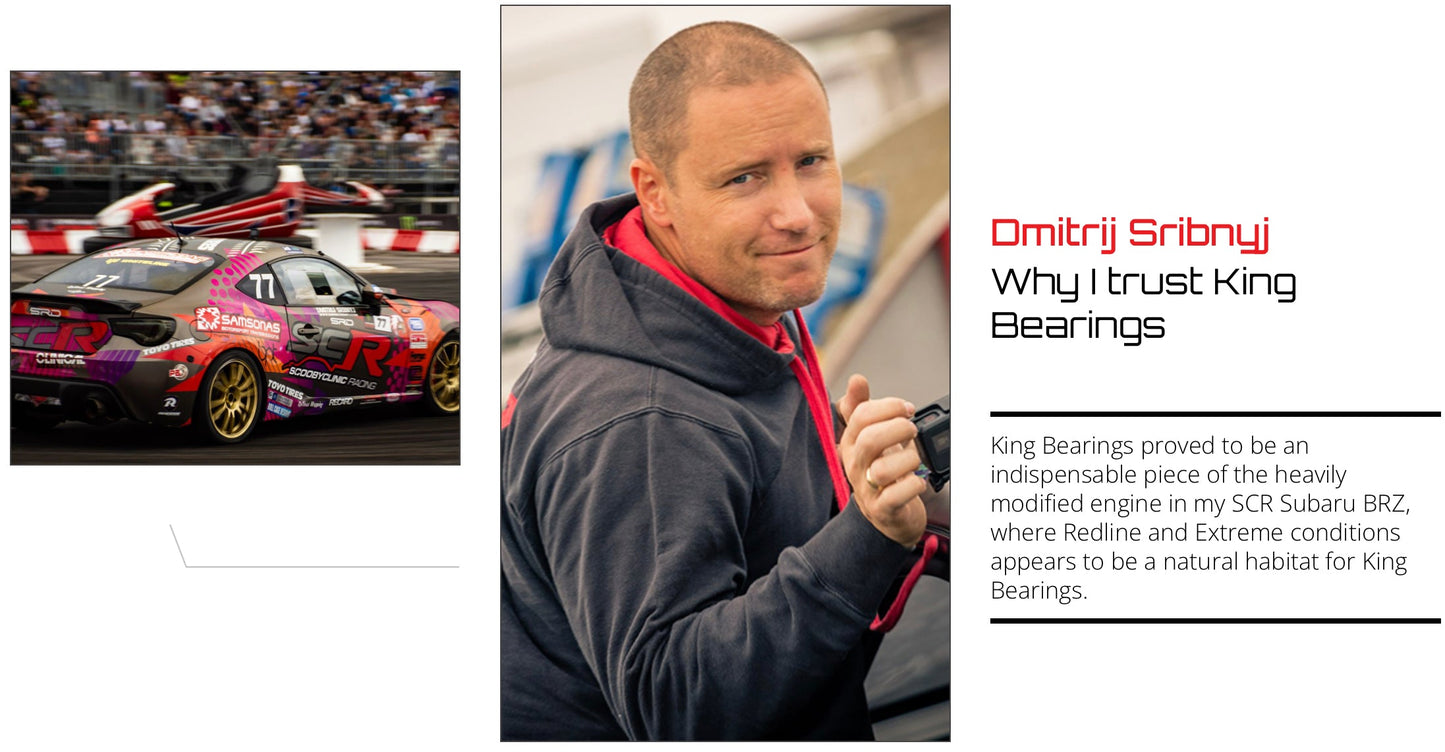 King VQDE Engine Thrust Bearing Set