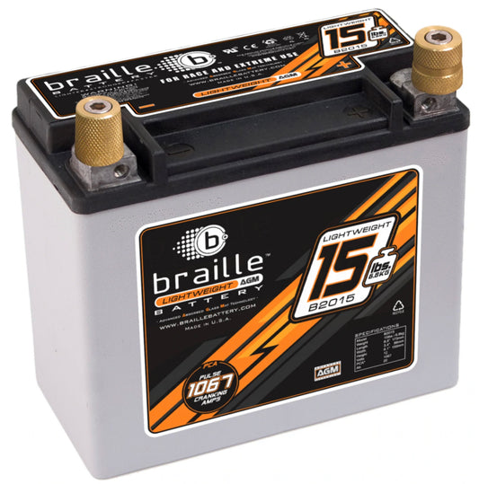 Braille Lightweight 15lb AMG Battery (B2015)
