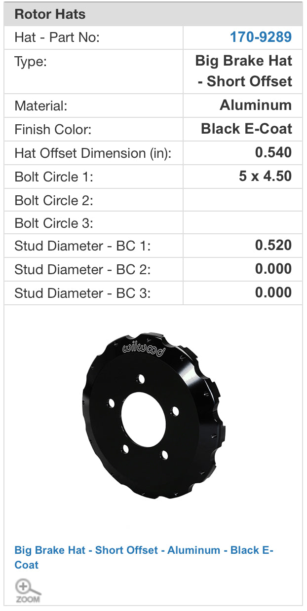 Willwood VHR 13.06”(332mm) x 1.25”(32mm) 6 Piston Big Brake Front Kit (140-11583)