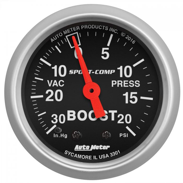 Autometer 2 1/16” Sport Comp Series Mechanical Gauge Collection
