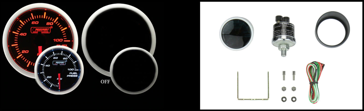 Prosport Performance Gauges 2 1/16” Performance Series