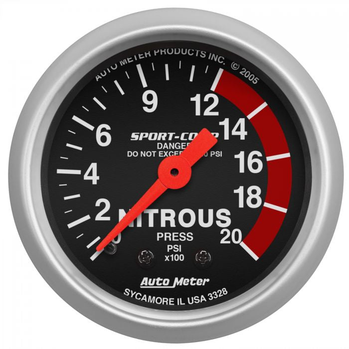 Autometer 2 1/16” Sport Comp Series Mechanical Gauge Collection