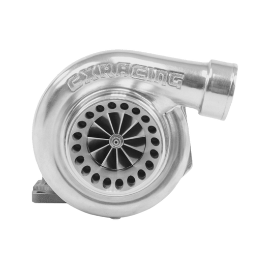 CX Racing X-Series Dual Ceramic Ball Bearing Billet Compressor 3582 .63AR 3” V-Band T3 Turbo (TRB-SGT3582-63-V-RRB)