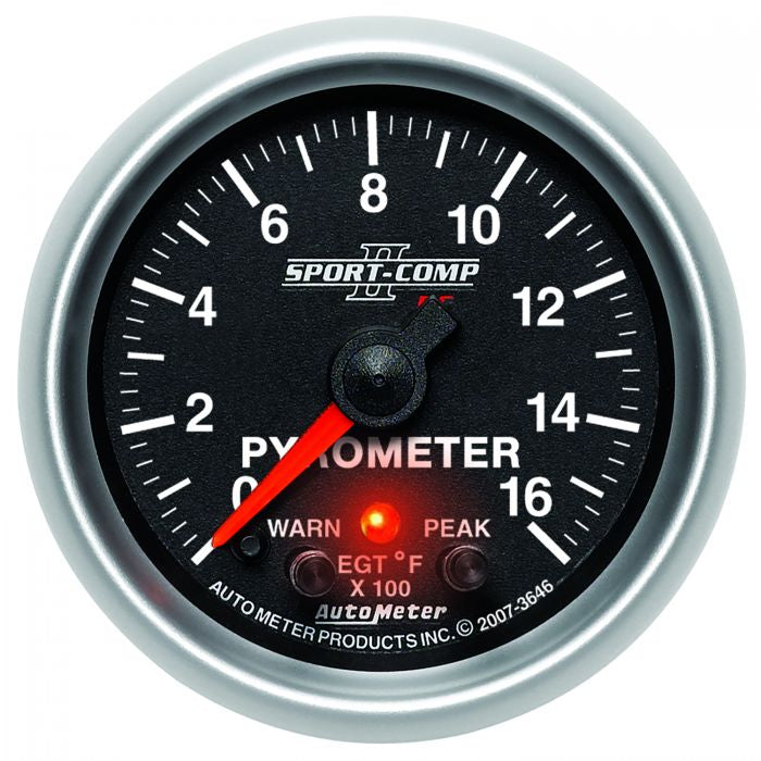 Autometer 2 1/16” Sport Comp II Stepper Motor Gauge Collection