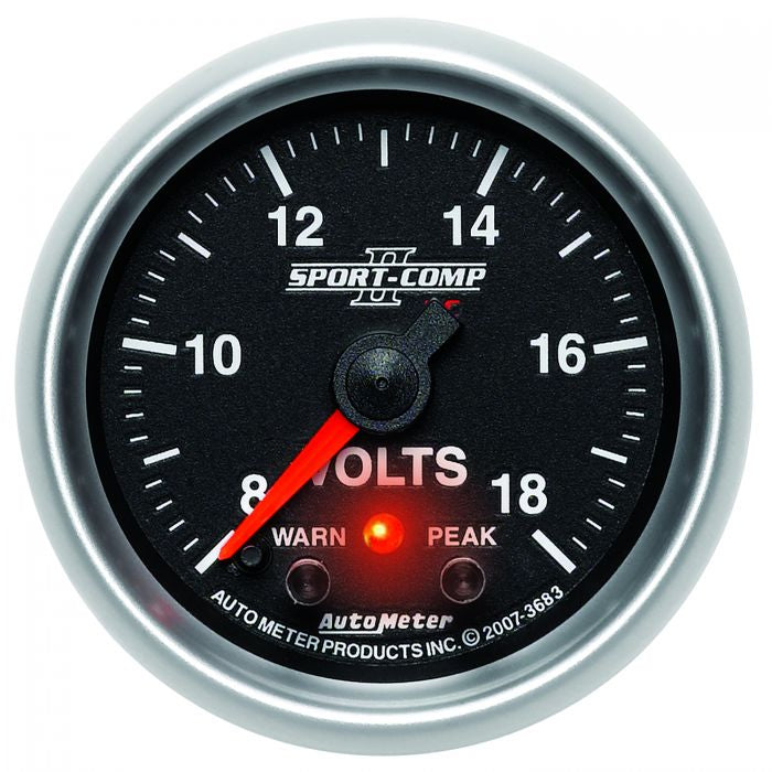 Autometer 2 1/16” Sport Comp II Stepper Motor Gauge Collection