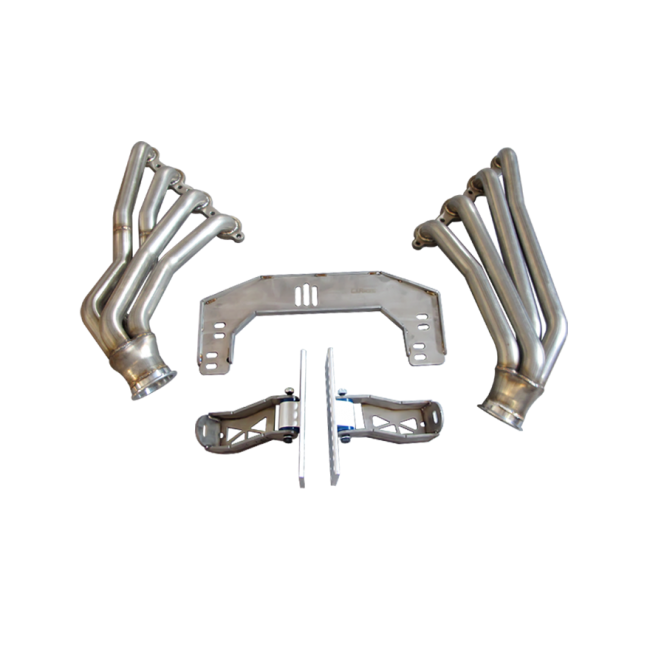 CX Racing CXRACING LS1/LSX Engine, T56 Transmission Mount + Headers for Nissan 350z with GM LS1/LSX Motor Swap