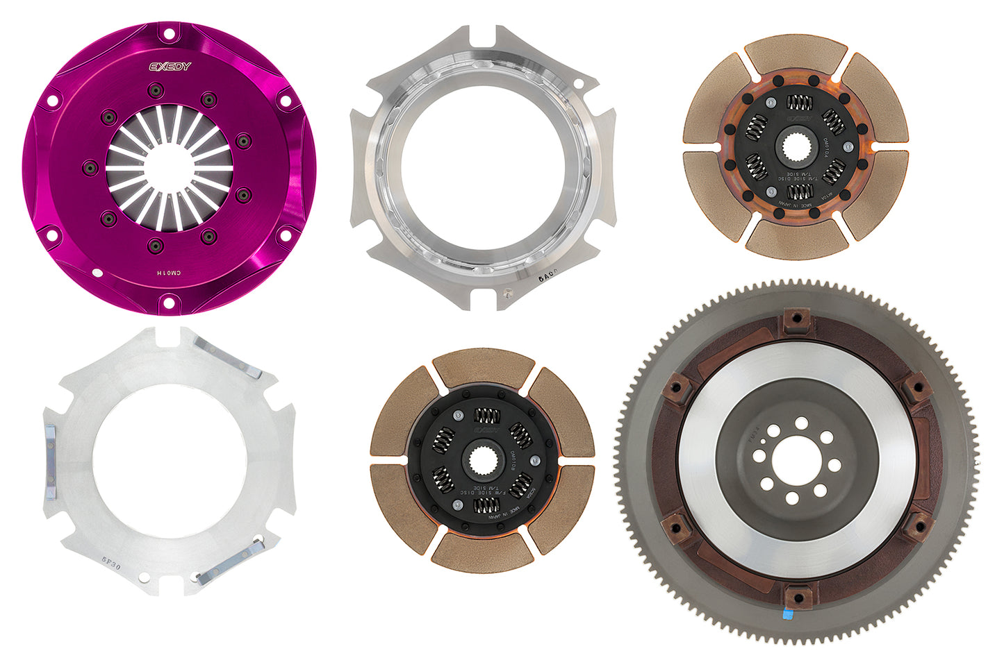 NM072HD Hyper Twin Series Cerametallic Clutch and Flywheel Kit