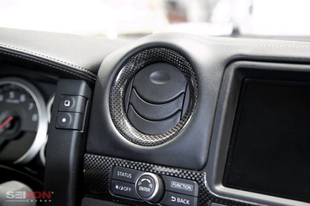 Seibon Carbon Fiber Interior Trim 6-Piece Set 2009-2016 GT-R