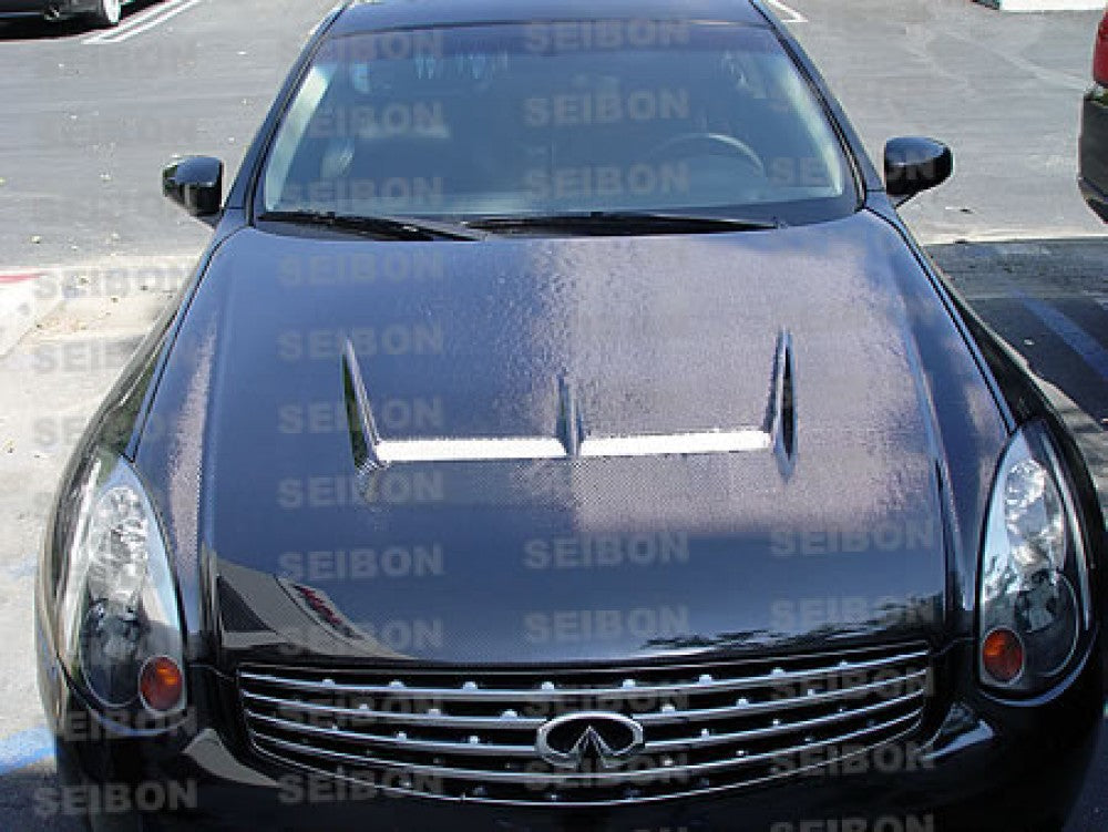 Seibon Carbon Fiber JS-Style Hood 2003-2007 G35 (Coupe)