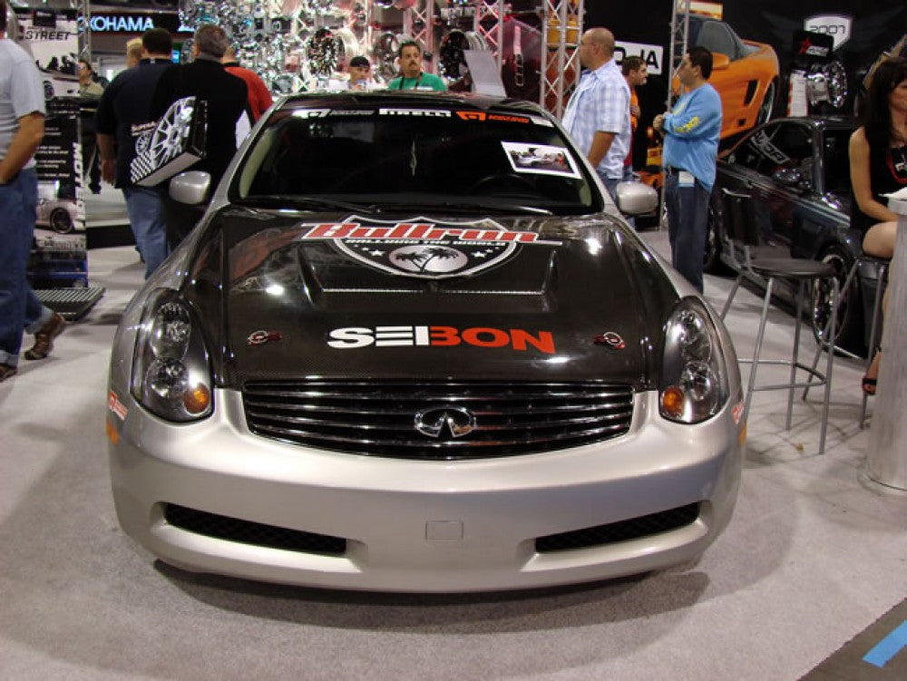 Seibon Carbon Fiber JS-Style Hood 2003-2007 G35 (Coupe)
