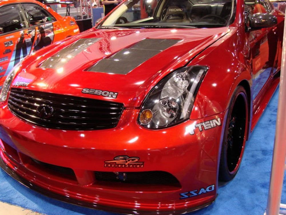 Seibon Carbon Fiber TS-Style Hood 2003-2007 G35 (Coupe)