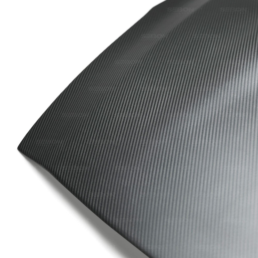 Seibon Dry Carbon Fiber ES-Style Hood (Matte Finish) 2009-2016 GT-R