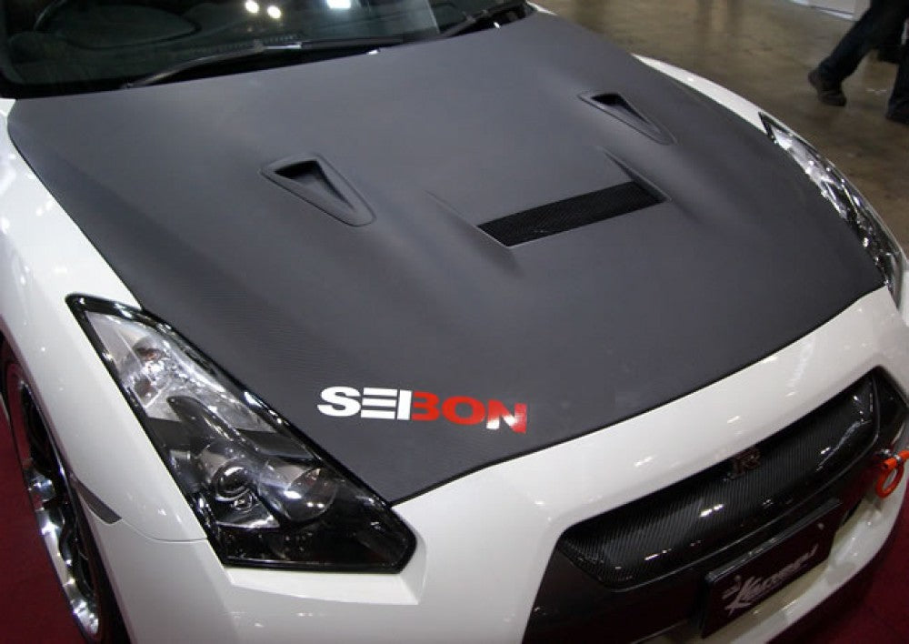 Seibon Dry Carbon Fiber VSII-Style (Matte Finish) 2009-2016 GT-R