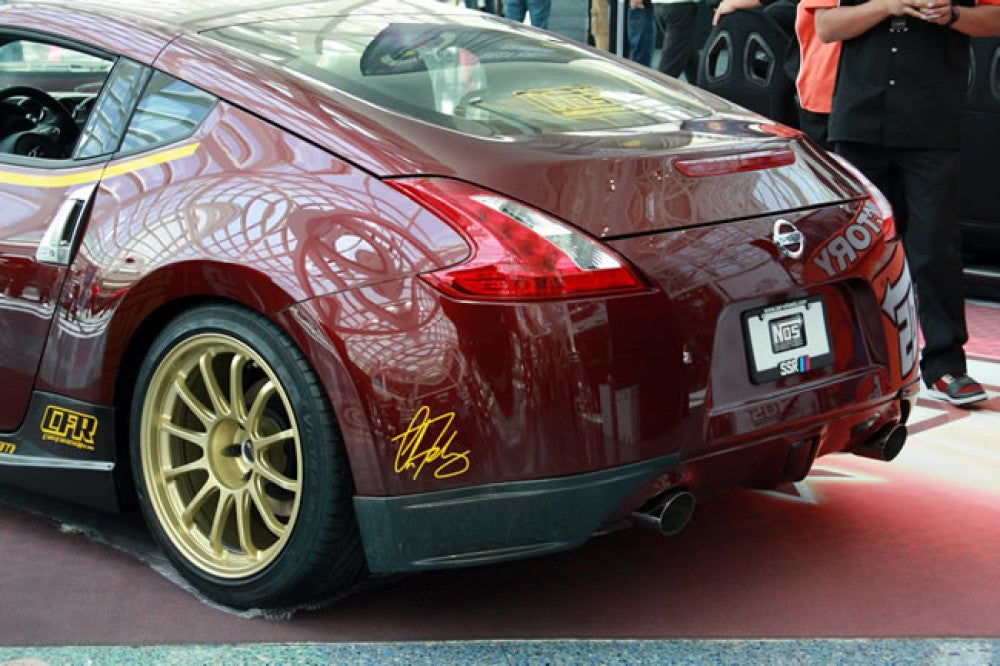 Seibon Carbon Fiber SR-Style Rear Lip 2009-2020 370z