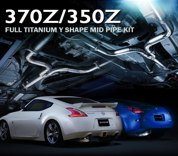 Tomei 370z and 350z Full Titanium Y-Pipe