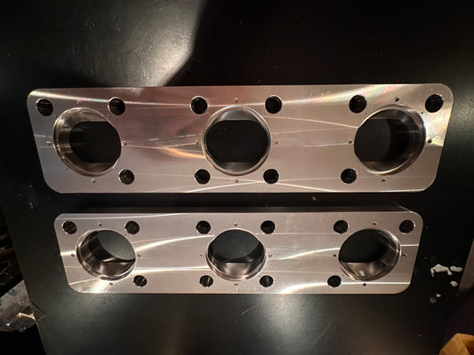 EVQ Labs VQDE VQHR VQVHR Stainless Steel Exhaust Header Flange