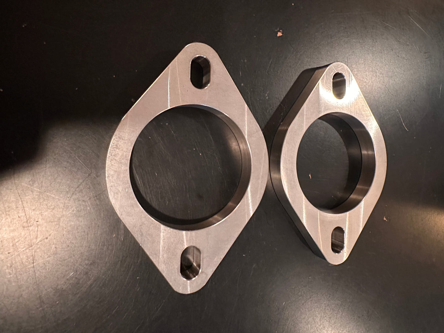 EVQ Stainless Steel Two Bolt Exhaust Flanges (Select 2.5” or 3”)