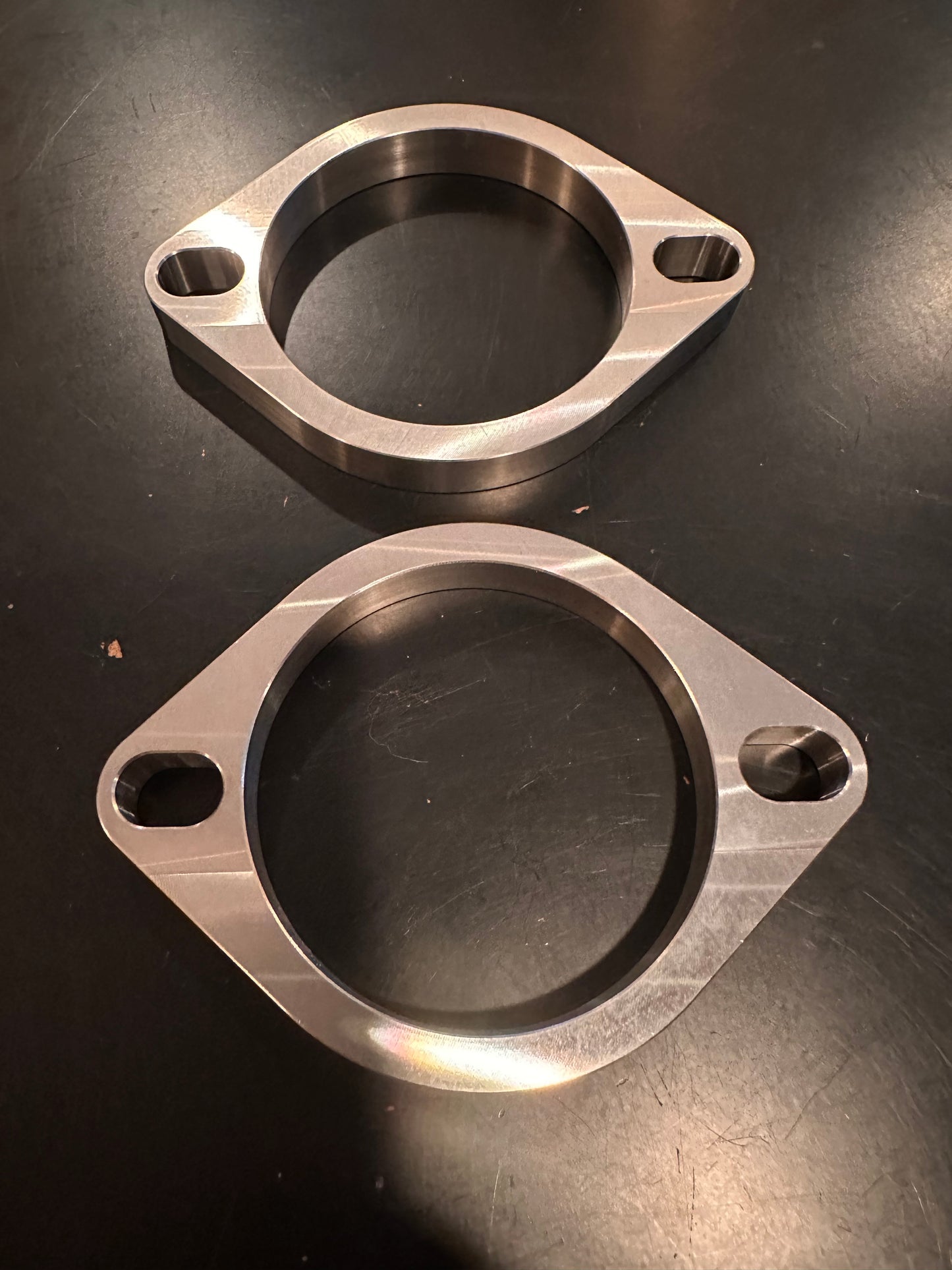 EVQ Stainless Steel Two Bolt Exhaust Flanges (Select 2.5” or 3”)