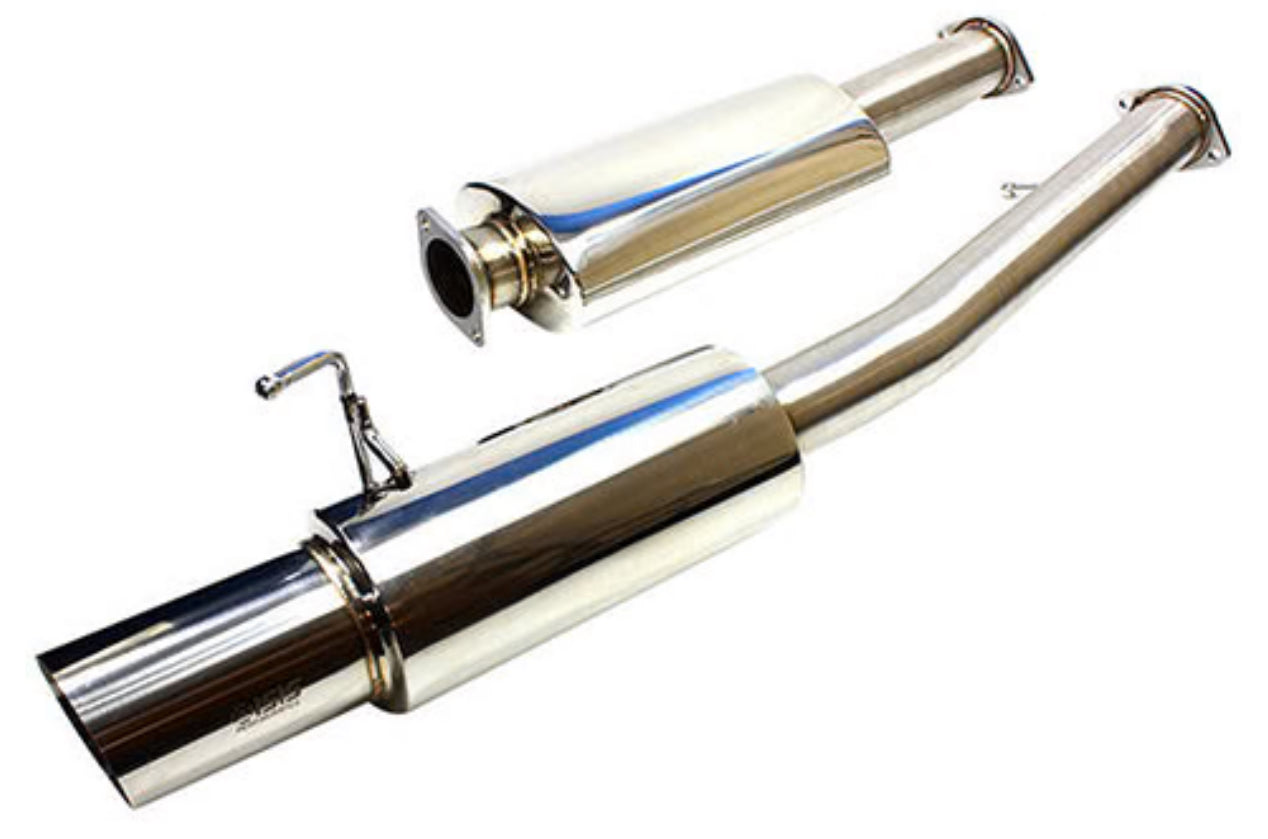 ISR Performance VQDE VQHR Single Exit Exhaust (Polished or Burnt Tip)