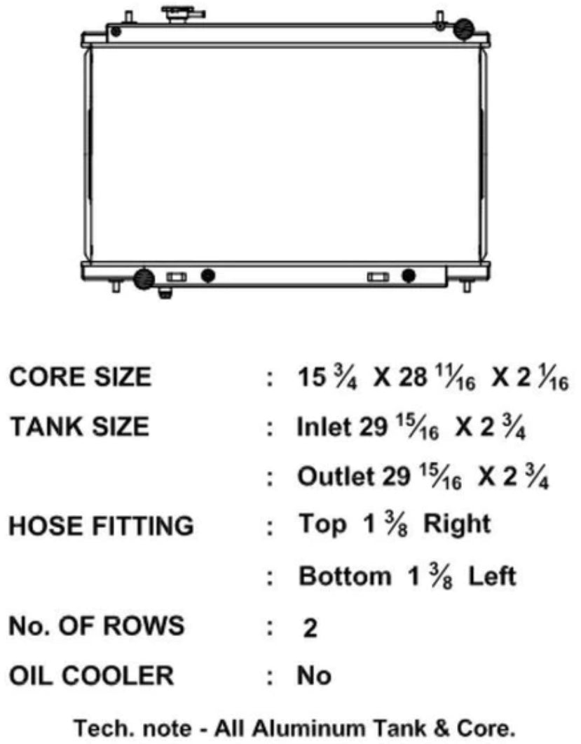 CSF VQDE Aluminum Racing Radiator