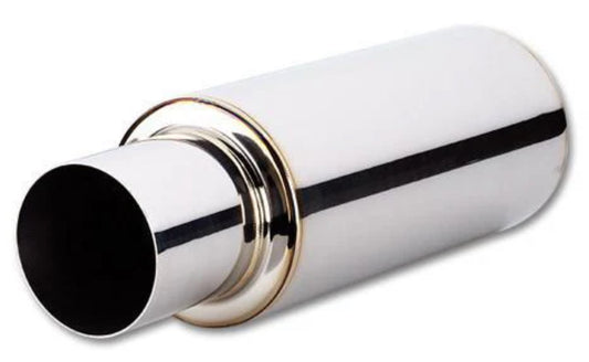 Vibrant 4” TPV Stainless Steel Muffler
