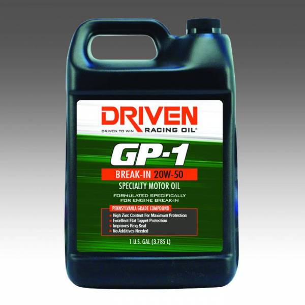 Driven Racing GP-1 (20W-50) Break-In Oil (5qt)