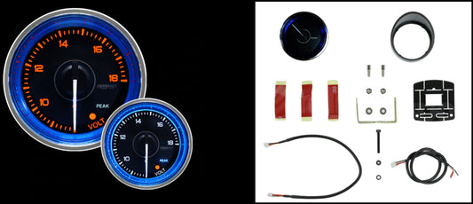 Prosport Performance Gauges 2 1/16” Crystal Blue Series