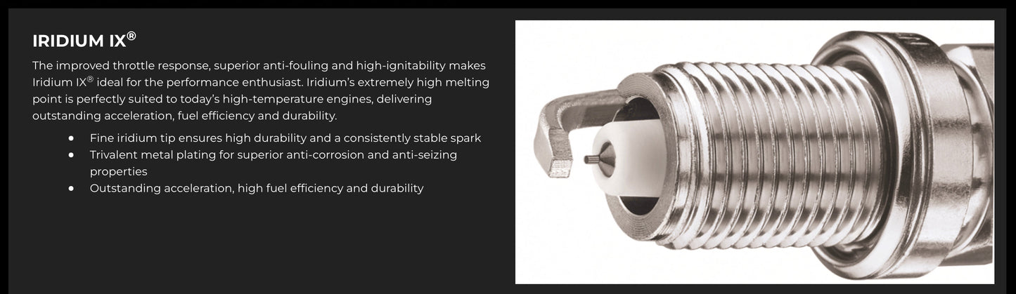 NGK VQDE Iridium Spark Plug (Select Heat Range)
