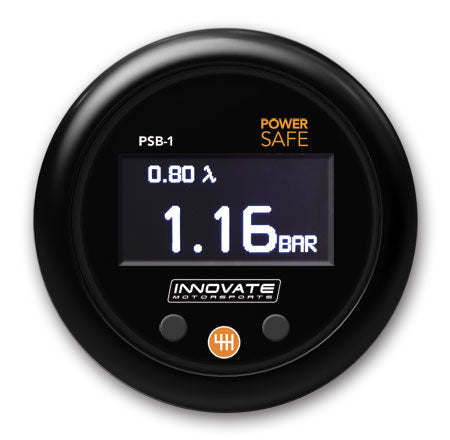 Innovate Motorsports 2 1/16” OLED PowerSafe Boost & Wideband Air Fuel Ratio Sensor w/Shift Light Kit