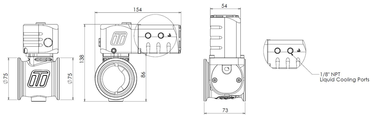 Turbosmart GenV eWG Electronic Waste Gates (Select Model)